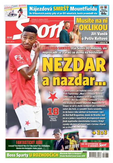 Sport - 5.4.2023 - CZECH NEWS CENTER a. s.