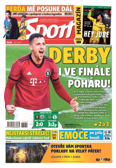 Sport - 6.4.2023 - CZECH NEWS CENTER a. s.