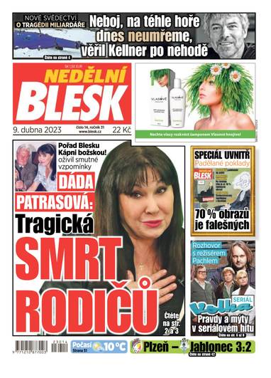 NEDĚLNÍ BLESK - 14/2023 - CZECH NEWS CENTER a. s.