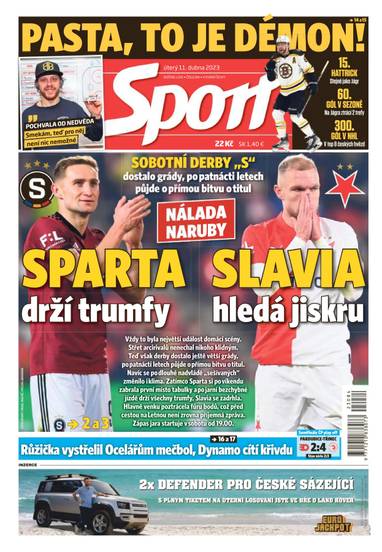 Sport - 11.4.2023 - CZECH NEWS CENTER a. s.