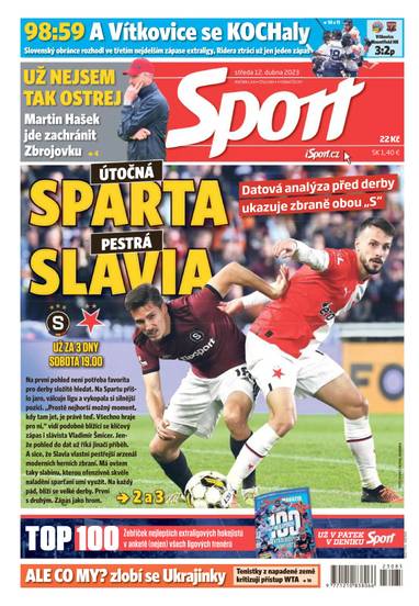 Sport - 12.4.2023 - CZECH NEWS CENTER a. s.