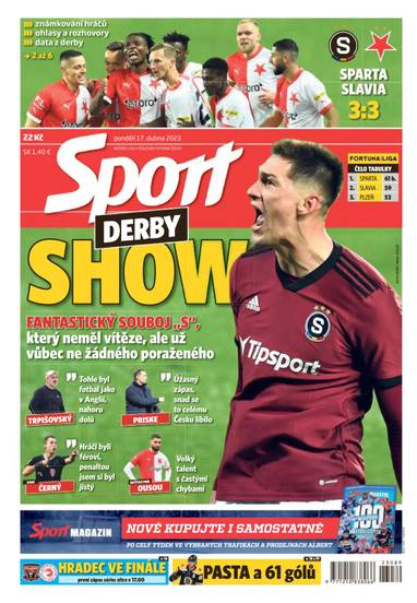 Sport - 17.4.2023 - CZECH NEWS CENTER a. s.