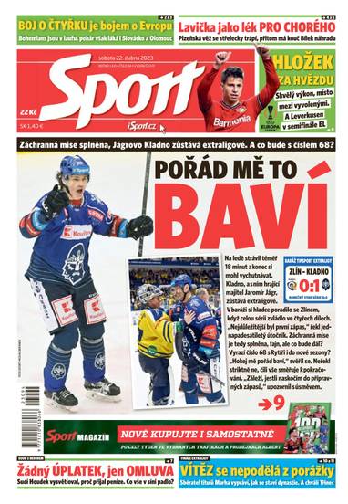 Sport - 22.4.2023 - CZECH NEWS CENTER a. s.