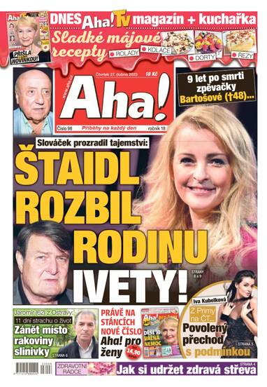 Aha! - 27.4.2023 - CZECH NEWS CENTER a. s.