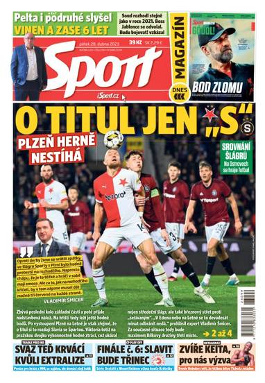 Sport - 28.4.2023 - CZECH NEWS CENTER a. s.