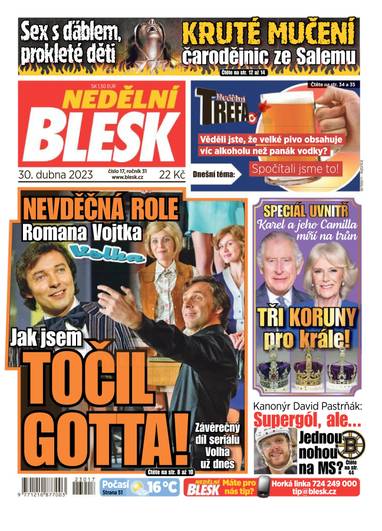 NEDĚLNÍ BLESK - 17/2023 - CZECH NEWS CENTER a. s.