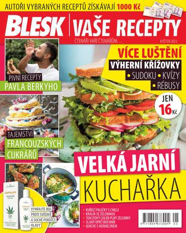 Časopis BLESK VAŠE RECEPTY - 5/2023 - CZECH NEWS CENTER a. s.