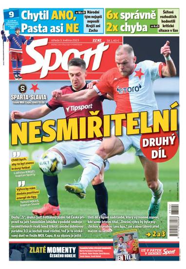 Sport - 3.5.2023 - CZECH NEWS CENTER a. s.