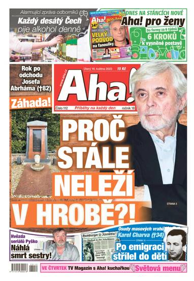 Aha! - 16.5.2023 - CZECH NEWS CENTER a. s.