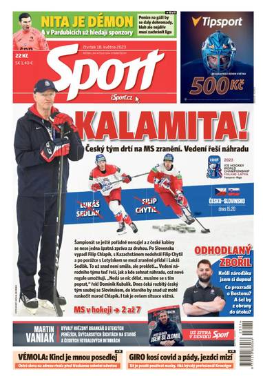 Sport - 18.5.2023 - CZECH NEWS CENTER a. s.