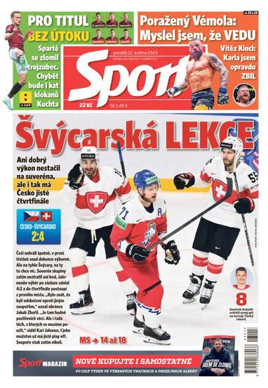 Sport - 22.5.2023 - CZECH NEWS CENTER a. s.