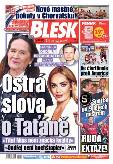 BLESK - 24.5.2023 - CZECH NEWS CENTER a. s.