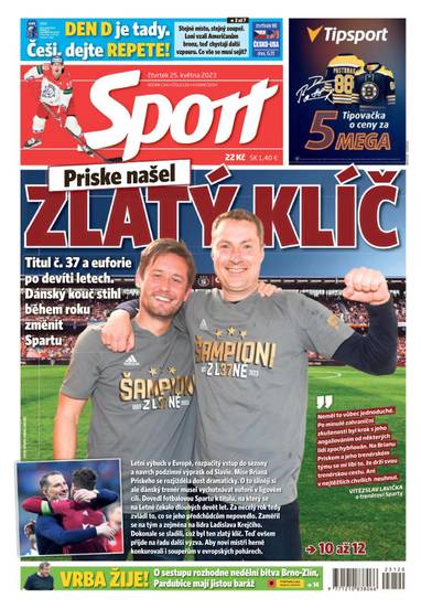 Sport - 25.5.2023 - CZECH NEWS CENTER a. s.