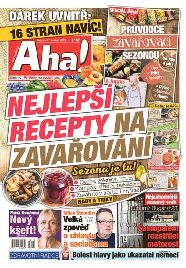 Aha! - 27.5.2023 - CZECH NEWS CENTER a. s.