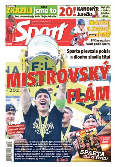 Sport - 29.5.2023 - CZECH NEWS CENTER a. s.