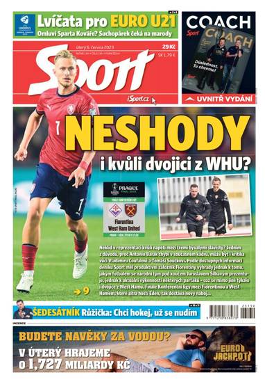 Sport - 6.6.2023 - CZECH NEWS CENTER a. s.