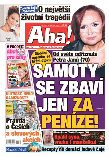 Aha! - 10.6.2023 - CZECH NEWS CENTER a. s.