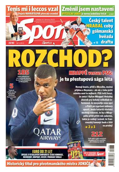 Sport - 14.6.2023 - CZECH NEWS CENTER a. s.