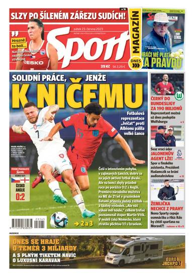 Sport - 23.6.2023 - CZECH NEWS CENTER a. s.