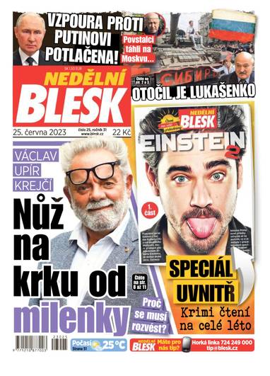 NEDĚLNÍ BLESK - 25/2023 - CZECH NEWS CENTER a. s.