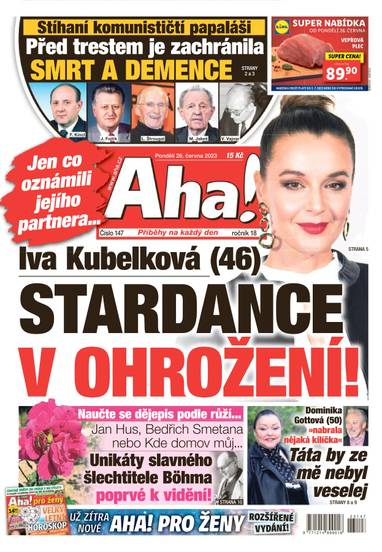 Aha! - 26.6.2023 - CZECH NEWS CENTER a. s.