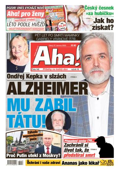 Aha! - 27.6.2023 - CZECH NEWS CENTER a. s.