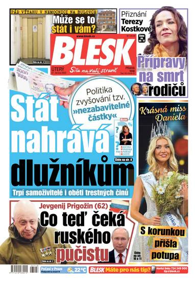BLESK - 27.6.2023 - CZECH NEWS CENTER a. s.