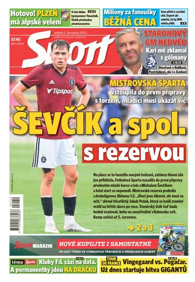 Sport - 1.7.2023 - CZECH NEWS CENTER a. s.
