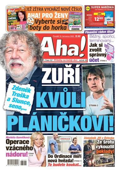 Aha! - 10.7.2023 - CZECH NEWS CENTER a. s.