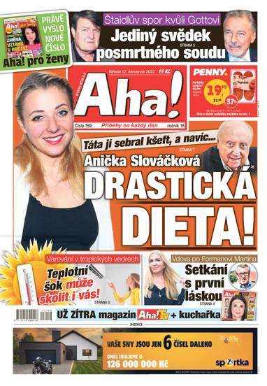 Aha! - 12.7.2023 - CZECH NEWS CENTER a. s.