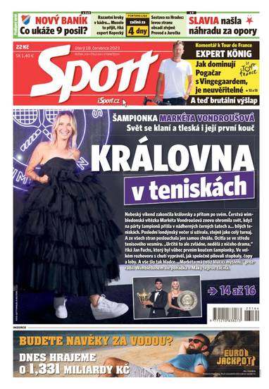 Sport - 18.7.2023 - CZECH NEWS CENTER a. s.