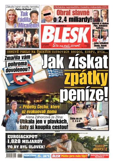 BLESK - 25.7.2023 - CZECH NEWS CENTER a. s.
