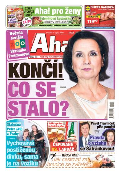 Aha! - 7.8.2023 - CZECH NEWS CENTER a. s.