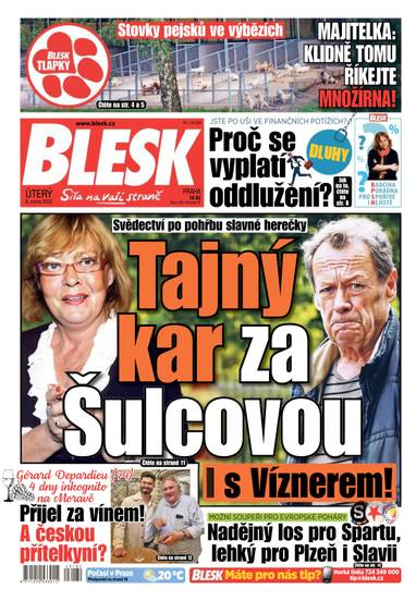 BLESK - 8.8.2023 - CZECH NEWS CENTER a. s.