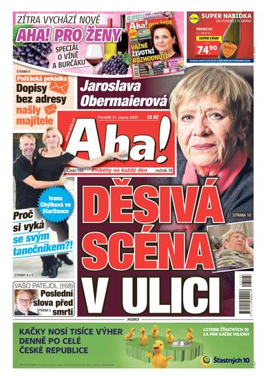 Aha! - 21.8.2023 - CZECH NEWS CENTER a. s.