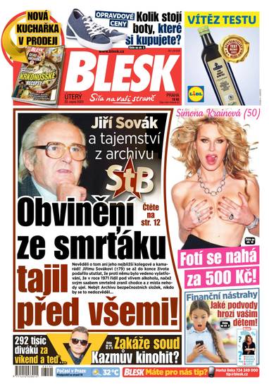 BLESK - 22.8.2023 - CZECH NEWS CENTER a. s.