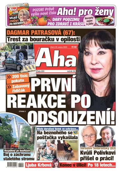 Aha! - 29.8.2023 - CZECH NEWS CENTER a. s.