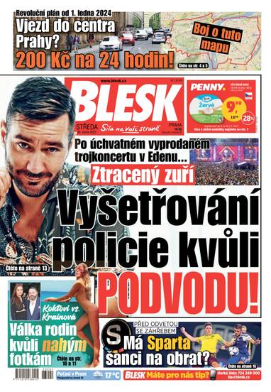 BLESK - 30.8.2023 - CZECH NEWS CENTER a. s.