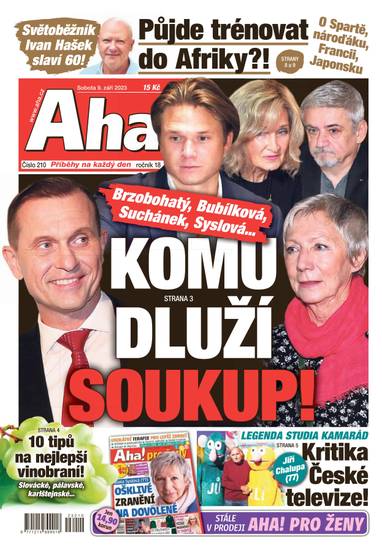 Aha! - 9.9.2023 - CZECH NEWS CENTER a. s.