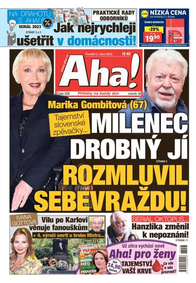 Aha! - 2.10.2023 - CZECH NEWS CENTER a. s.