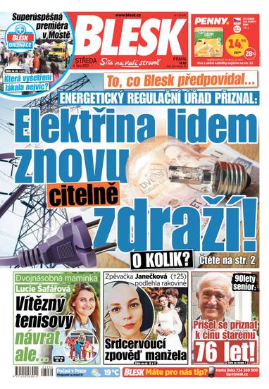 BLESK - 4.10.2023 - CZECH NEWS CENTER a. s.