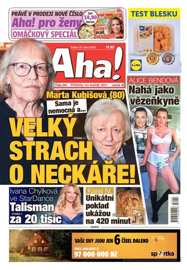 Aha! - 20.10.2023 - CZECH NEWS CENTER a. s.