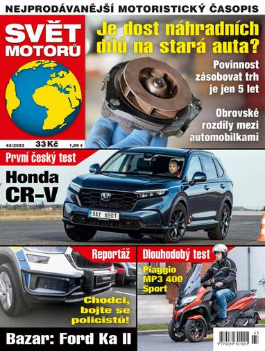 Časopis SVĚT MOTORŮ - 43/2023 - CZECH NEWS CENTER a. s.