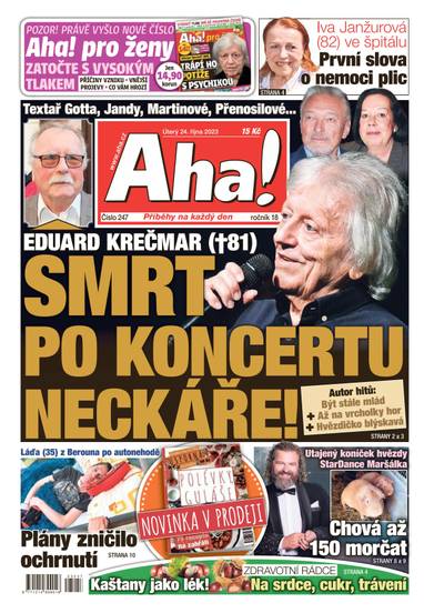 Aha! - 24.10.2023 - CZECH NEWS CENTER a. s.