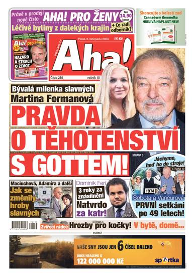 Aha! - 3.11.2023 - CZECH NEWS CENTER a. s.