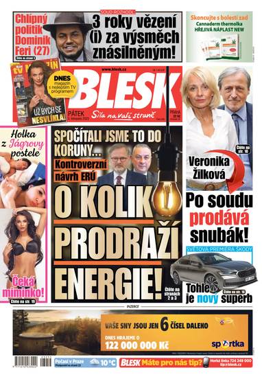 BLESK - 3.11.2023 - CZECH NEWS CENTER a. s.