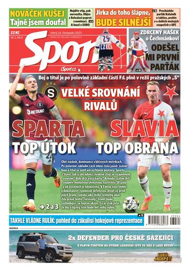Sport - 14.11.2023 - CZECH NEWS CENTER a. s.