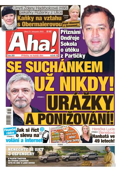 Aha! - 21.11.2023 - CZECH NEWS CENTER a. s.