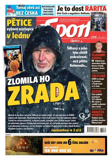 Sport - 22.11.2023 - CZECH NEWS CENTER a. s.