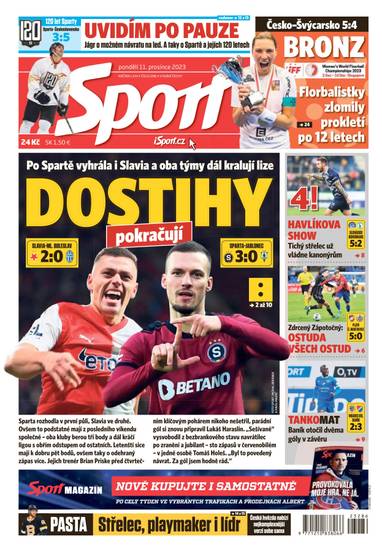 Sport - 11.12.2023 - CZECH NEWS CENTER a. s.